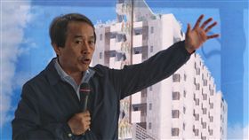 林欽榮說明華榮市場都更案位於台北市士林區的華榮市場，是台北市政府公辦都更案首宗開拆。台北市副市長林欽榮在開拆記者會說明都更內容。中央社記者徐肇昌攝  107年4月2日