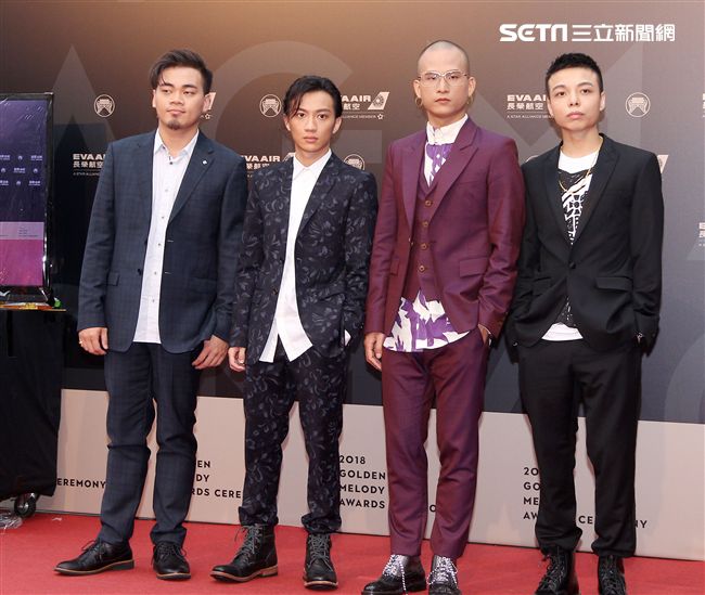 29屆金曲獎星光大道茄子蛋。（記者邱榮吉/攝影）