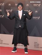 29屆金曲獎星光大道黃明志。（記者邱榮吉/攝影）