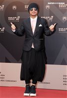 29屆金曲獎星光大道黃明志。（記者邱榮吉/攝影）