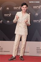 29屆金曲獎星光大道許富凱。（記者邱榮吉/攝影）