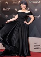 29屆金曲獎星光大道張秀卿。（記者邱榮吉/攝影）