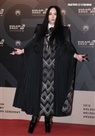 29屆金曲獎星光大道張惠妹。（記者邱榮吉/攝影）