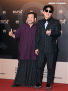 29屆金曲獎星光大道蕭煌奇、陳明章。（記者邱榮吉/攝影）