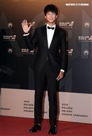 29屆金曲獎星光大道許書豪。（記者邱榮吉/攝影）