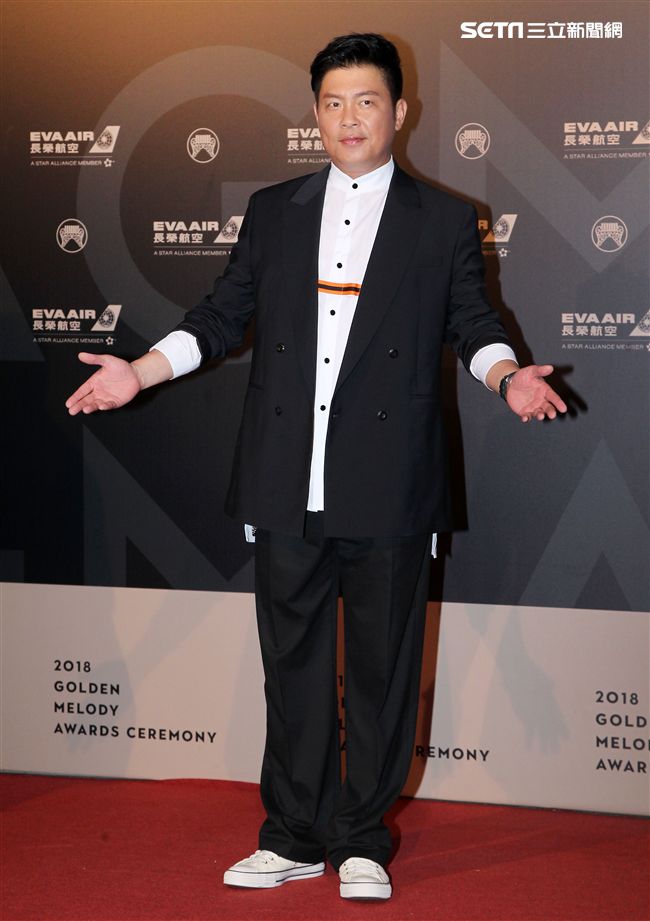 29屆金曲獎星光大道曾國城。（記者邱榮吉/攝影）