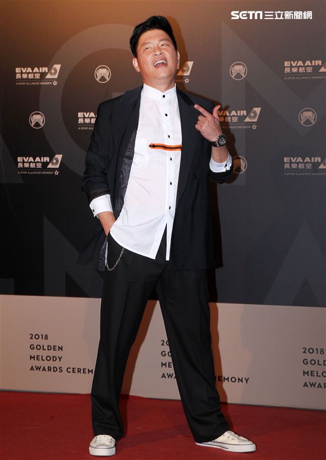 29屆金曲獎星光大道曾國城。（記者邱榮吉/攝影）