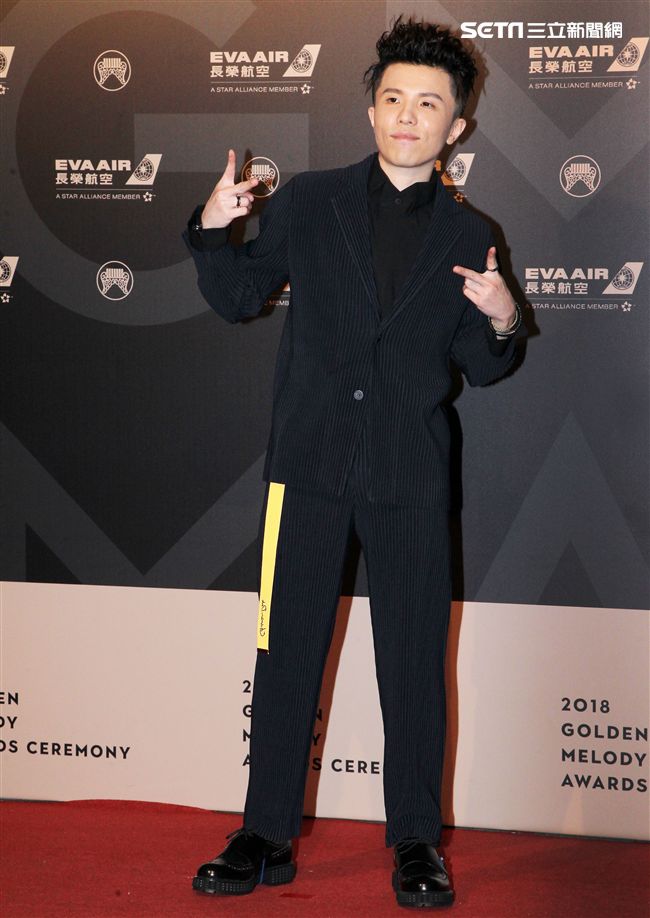 29屆金曲獎星光大道宋念宇。（記者邱榮吉/攝影）