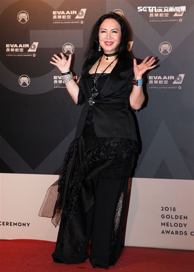 29屆金曲獎星光大道蘇芮。（記者邱榮吉/攝影）