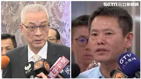 國民黨主席吳敦義、國民黨立委林為洲，合成圖／新聞台資料照