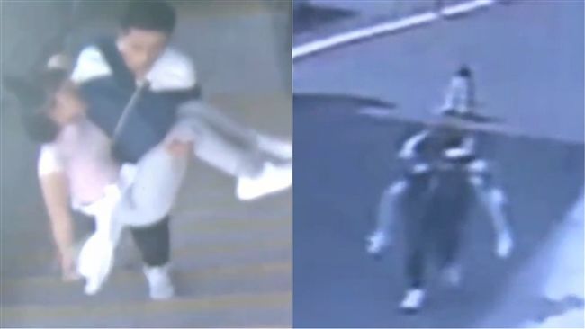 少年即刻救援！一路公主抱女到醫院