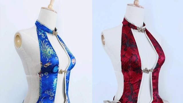 童貞殺系列再進化！中國風性感露乳