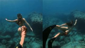 影／火辣翹臀妹穿比基尼淺水　識貨章魚哥竟「伸手」吸緊緊
合成圖／翻攝自jessgrubb IG
https://www.instagram.com/p/BkNz4qtlGcX/