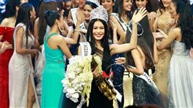 ▲2018泰國環球小姐冠軍誕生（圖／翻攝自泰國網臉書） 