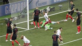 ▲丹麥約根森開賽就進球。（圖／美聯社／達志影像）