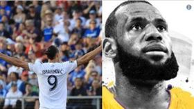 小皇帝登「磯」　伊布推特上霸氣歡迎
NBA,洛杉磯湖人,LeBron James,洛杉磯銀河,Zlatan Ibrahimović,足球,霸氣
伊布推特