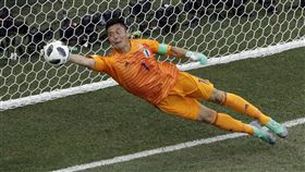 日本門將川島永嗣。（圖／美聯社／達志影像）