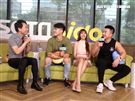 李沛旭、賴琳恩、陳昊森安安大明星。（記者邱榮吉/攝影）