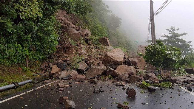 阿里山公路坍方　8:30單線搶通