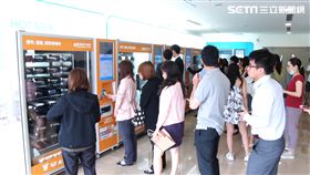  台北101,便當販賣機。（圖／記者柯智翔攝）