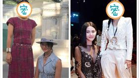 ▲再大牌的明星，見到公主也只能乖乖下跪合影。（圖／翻攝合成自IG）
