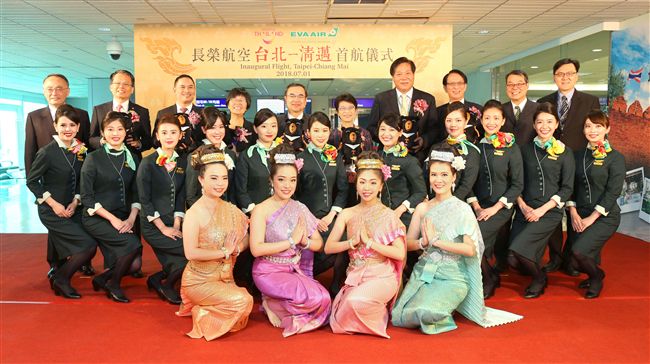 長榮清邁航線開航　直飛泰北最大城