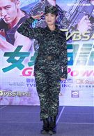 二兵梁舒涵。（記者邱榮吉/攝影）