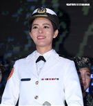 上尉連長劉香慈。（記者邱榮吉/攝影）