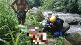 台中,男子,新社,溺斃,拔野菜（圖／翻攝畫面）