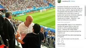 馬拉度納透過IG向FIFA道歉。（圖／翻攝自馬拉度納IG）