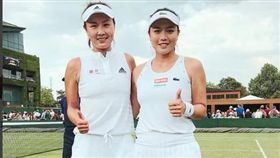 詹詠然（右）與彭帥。（圖／翻攝自詹詠然IG）