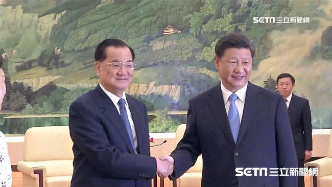 再見習近平　連戰：兩岸不存台獨空間