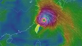 氣象局預測強颱瑪莉亞下周三最接近台灣（圖／翻攝畫面）