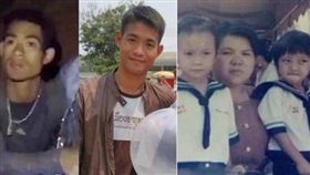 泰國足球隊受困洞穴，一名大陸女網友稱25歲教練艾格彭（Ekkapon Chantawongse）是她同父異母、失散多年的弟弟。（合成圖／翻攝自《泰國投條新聞》）