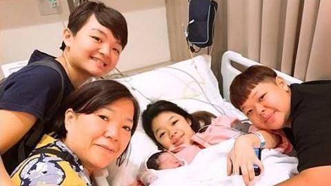 小亨堡妹生了！全家福+寶寶萌照曝光