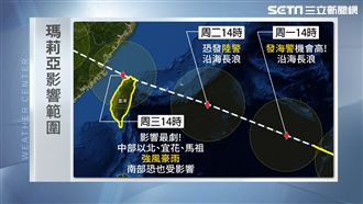 路徑恐更南偏　周三北台有望颱風假