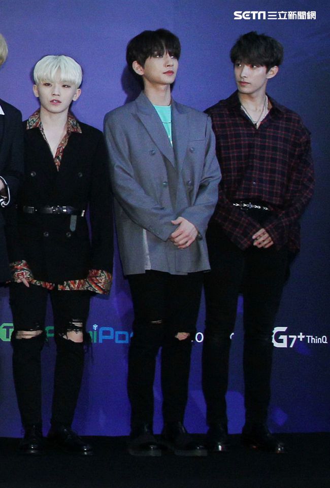 韓國自給自足大勢男團SEVENTEEN。（記者邱榮吉/攝影）