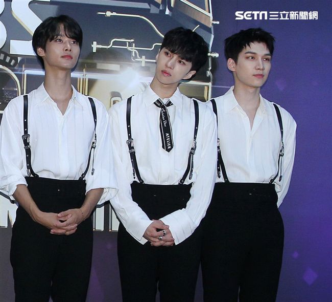 韓國男神級概念偶像VIXX。（記者邱榮吉/攝影）