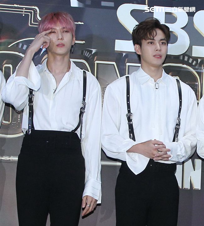 韓國男神級概念偶像VIXX。（記者邱榮吉/攝影）