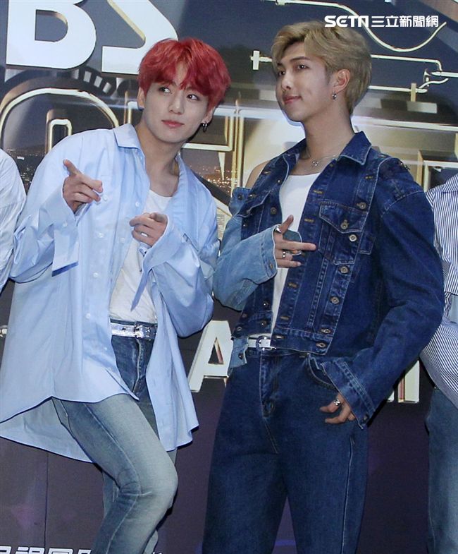 韓國世界頂級BTS防彈少年團。（記者邱榮吉/攝影）