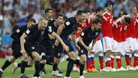 ▲克羅埃西在PK大戰中戰勝俄羅斯。（圖／美聯社／達志影像）