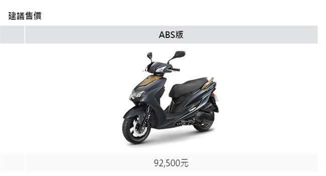 新機車加裝ABS　售價破9萬大關！