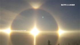 彩虹繞日奇景　民眾：如天使降臨