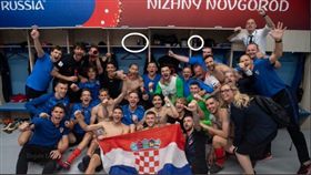 克羅埃西亞使用非官方運動飲料。（圖／翻攝自推特）