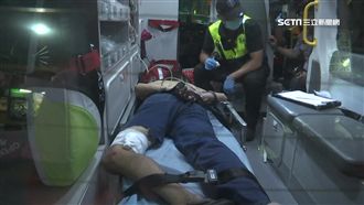 巡邏警遭通緝犯砍4刀　勇警開槍制伏