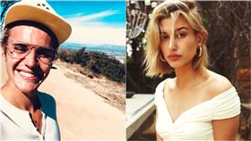 小賈斯汀,Justin Bieber,海莉鮑德溫,Hailey Baldwin,訂婚,分手(合成圖/翻攝自小賈斯汀、海莉IG)