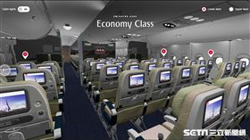 阿聯酋航空3D虛擬座艙系統。（圖／阿聯酋航空提供）