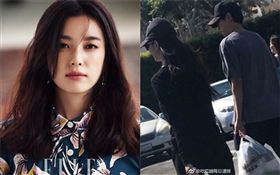 韓孝周,姜棟元 合成圖／翻攝自IG、微博