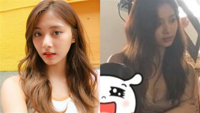 甜美子瑜長大了！罕露深V雪乳事業線