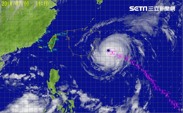 瑪莉亞快步襲台　氣象局啟動追風計畫